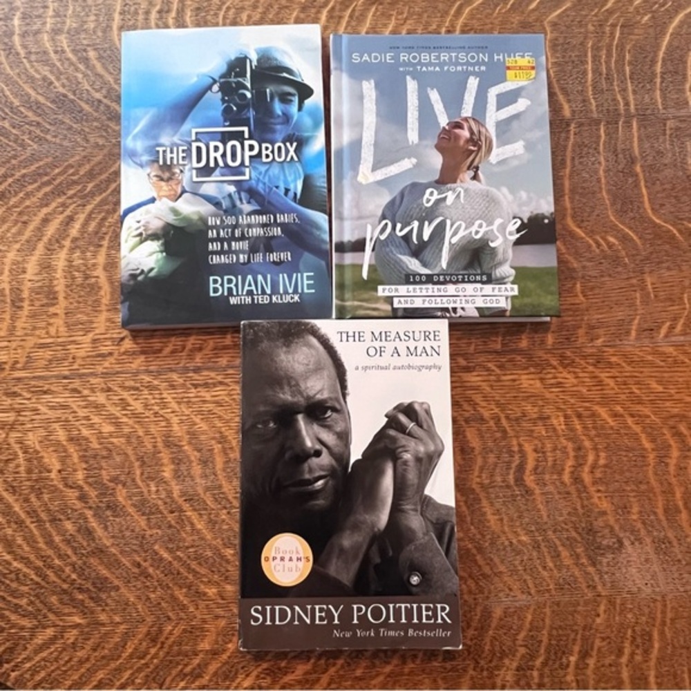 Book Bundle: The Dropbox, Live on Purpose, The Measure of a Man